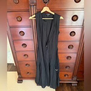 J. Crew Black Sleeveless Maxi Dress